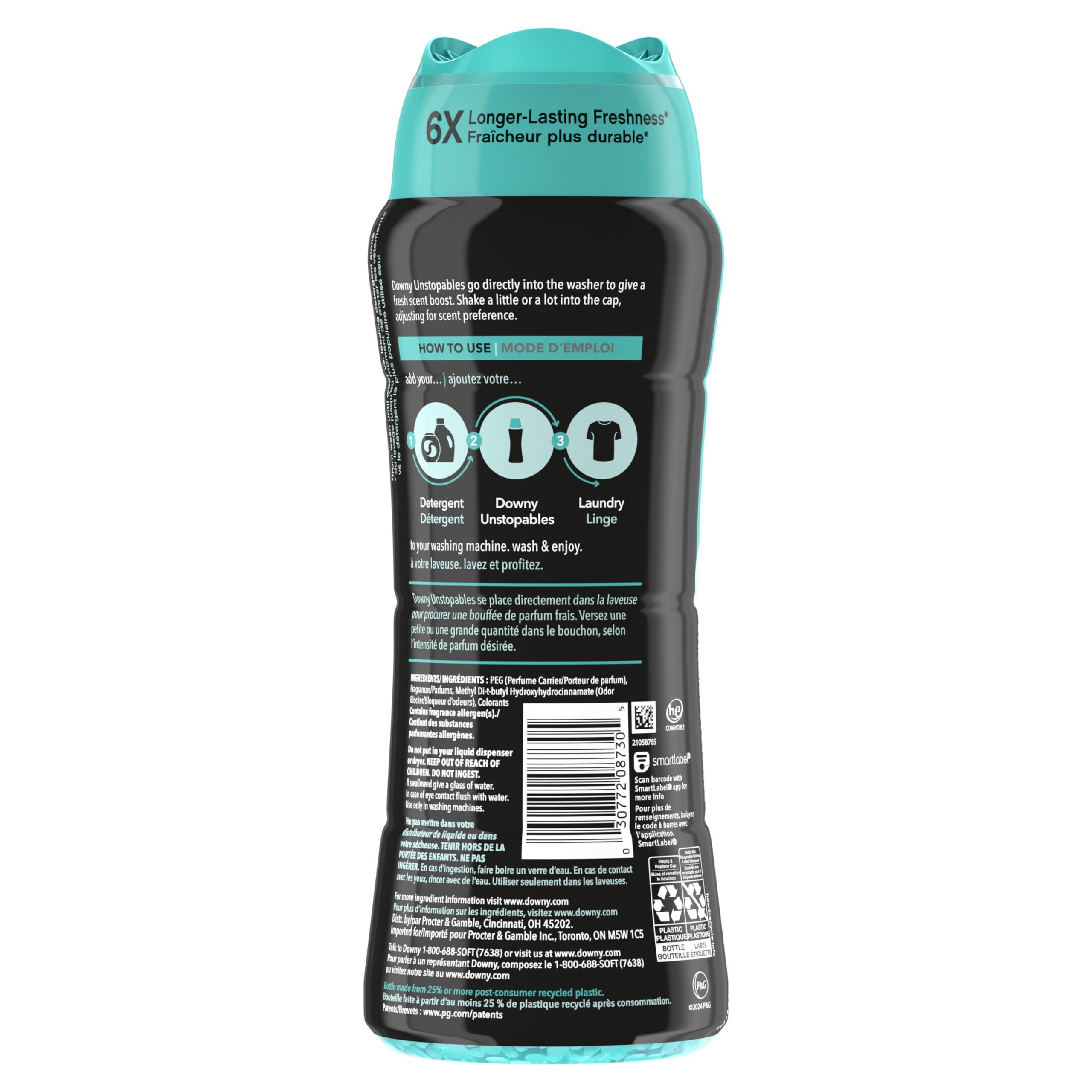 Downy Downy Unstopables In-Wash Scent Booster Beads, FRESH, 18.2 oz