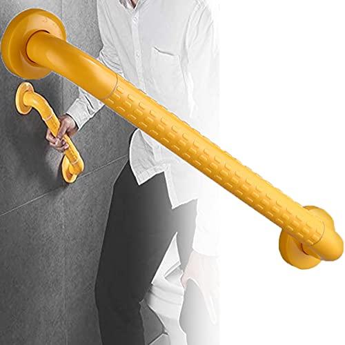 WZFANJIJ WZFANJIJ Shower Handle, Suction Cup Grab Bars for Bathroom, Grab Bars for Bathtubs and Showers - Assist Balance Handrail for Tub - Elderly, Seniors, Handicap, Disabled,Yellow-60cm