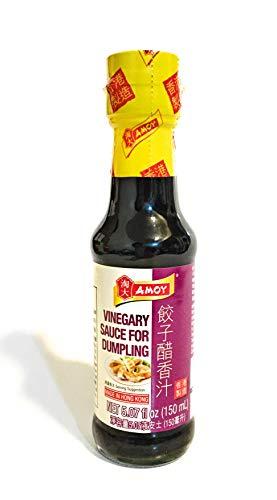 Amoy Amoy Vinegary Sauce For Dumpling 5.07 Oz(2 Pack) And 2 Soy Sauce Dish