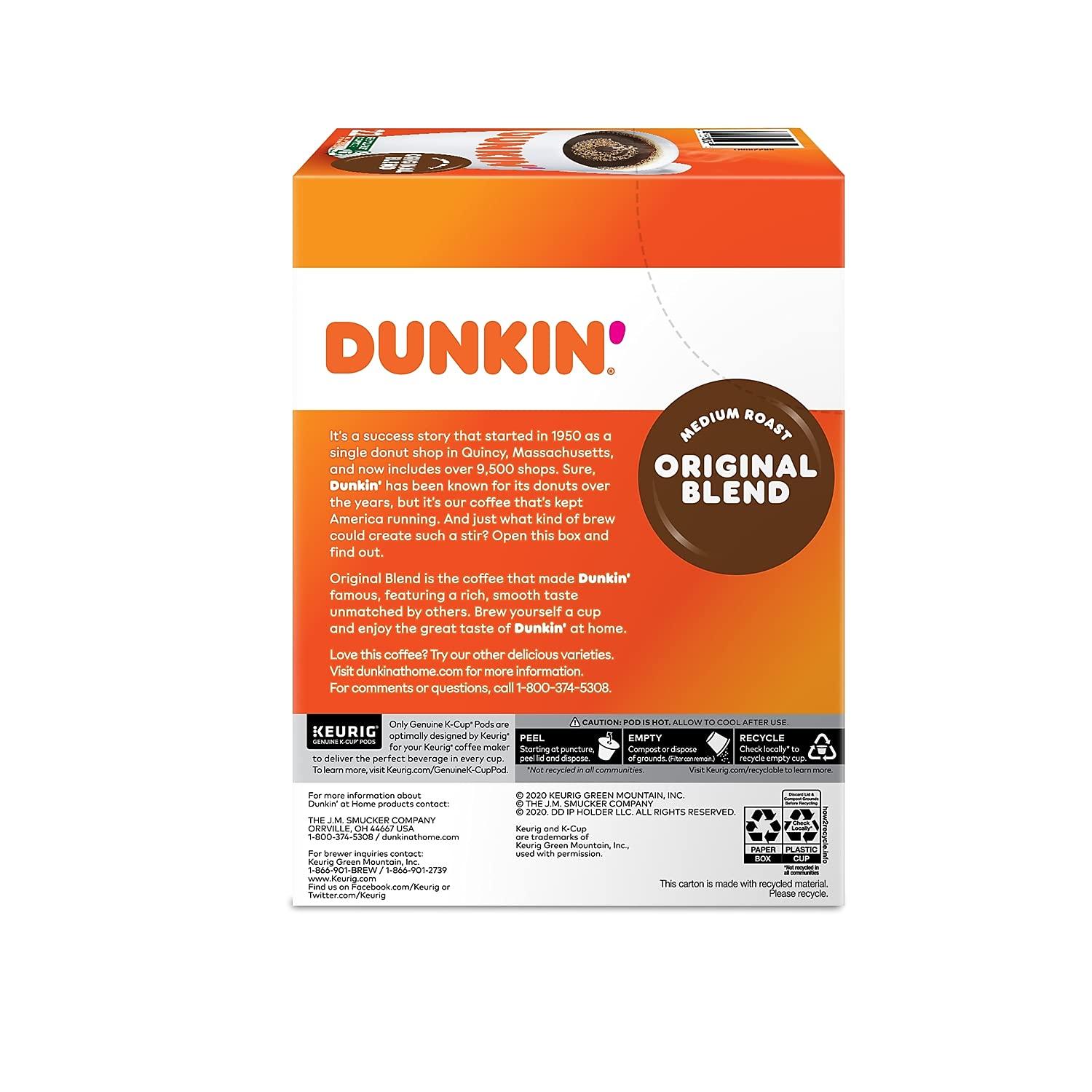 Dunkin' Donuts Dunkin' Donuts K-Cups Keurig Coffee Brewers, Original, 24 Count