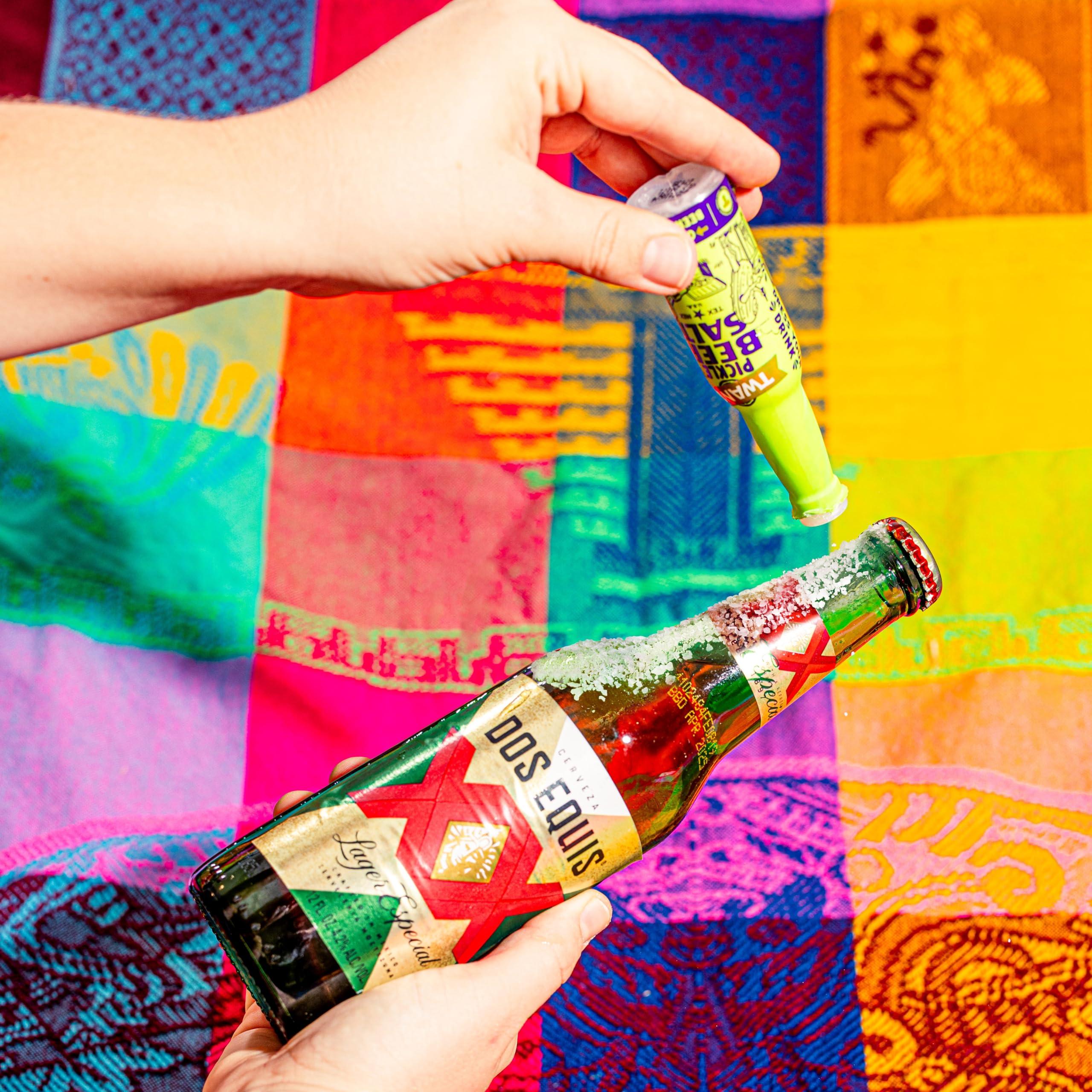 Twang Twang Flavored Beer Salt, Pickle, 1 Ounce Bottles (3-pack)