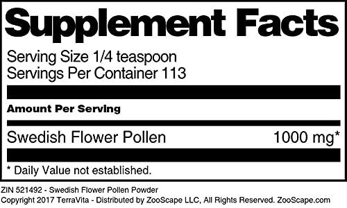TerraVita Swedish Flower Pollen Powder (4 oz, ZIN: 521492) - 3 Pack