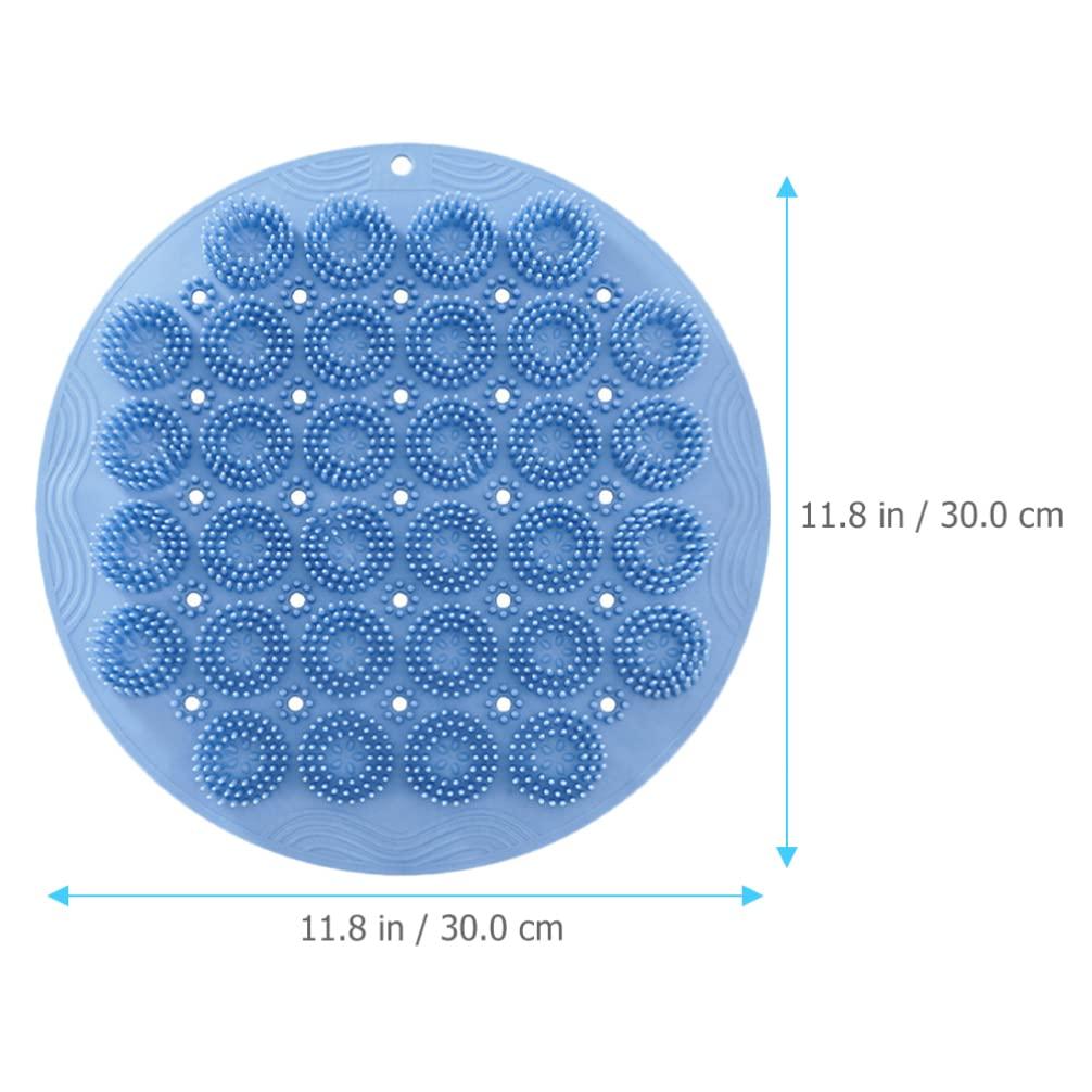 FOMIYES Back Bath Brush Shower Wall Back Scrubber Shower Wall Mounted Back Scrubber Therebye Back Scrubber Hands Silicone Back Scrubber for Shower for Men Decorative Back Scrubber