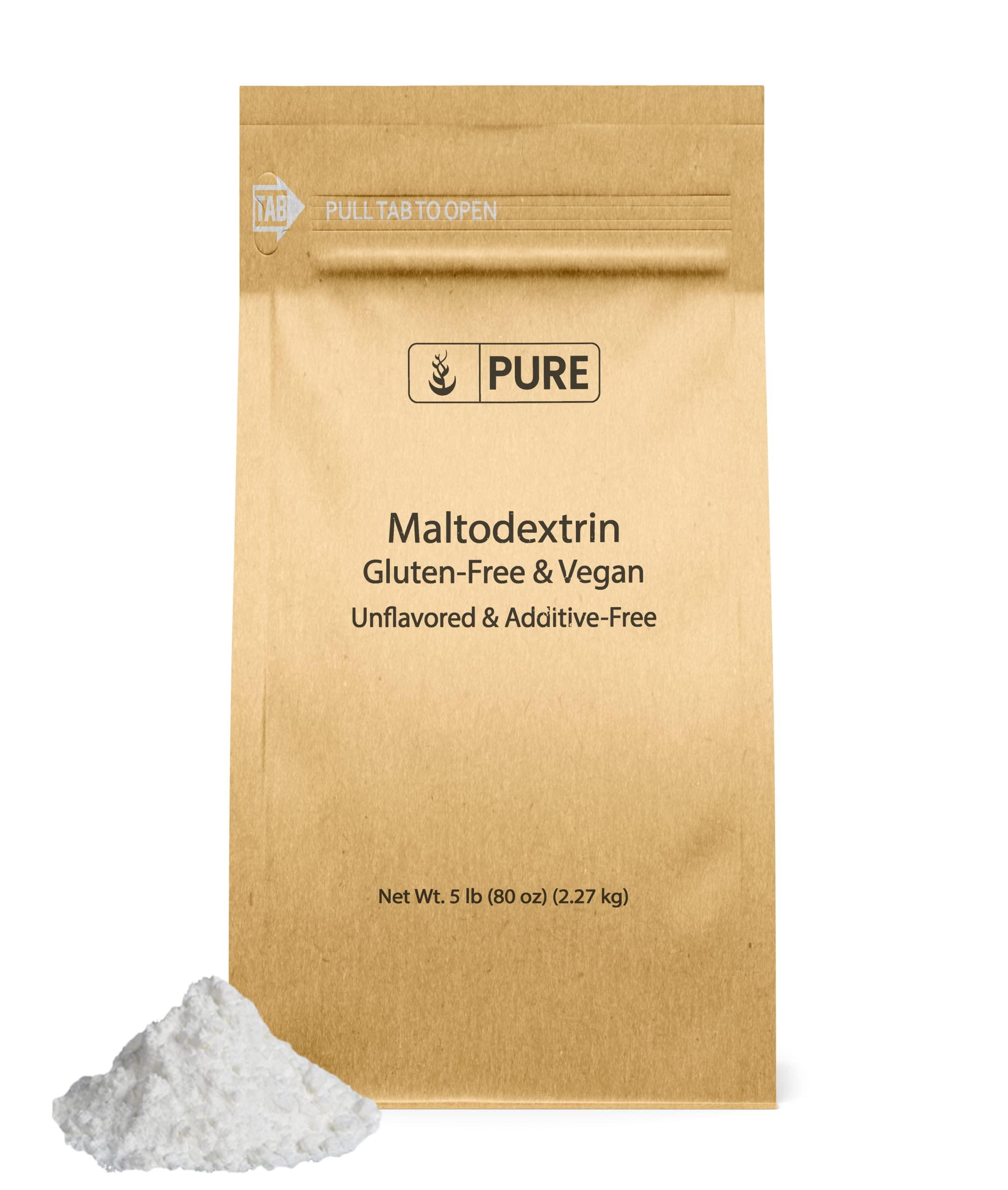 PURE ORIGINAL INGREDIENTS Pure Original Ingredients Maltodextrin Powder (5 lb) Binder & Thickener, Unflavored, No Additives