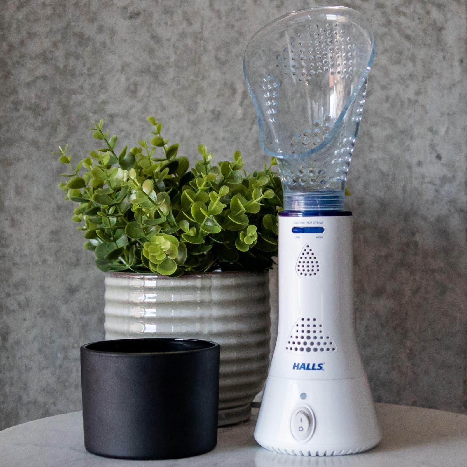 Crane Crane Personal Vaporizer Steam Inhaler, Throat Steamer, Warm Steam Sinus Inhaler for Congestion and Cough Relief, Vapor Pad Compatible