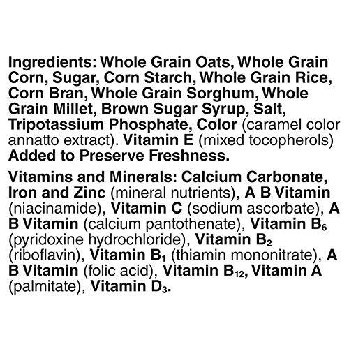 Cheerios Multi Grain Cheerios, Multigrain Breakfast Cereal, Gluten Free, 18 oz (Pack of 8)