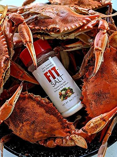 FIT SALT FIT SALT, Zero Sodium Salt Substitute. Taste Like Real Salt Without The Sodium. (No Nasty Aftertaste!) - (Servings Per Bottle approx:170). Buy 6 get 1 Free.