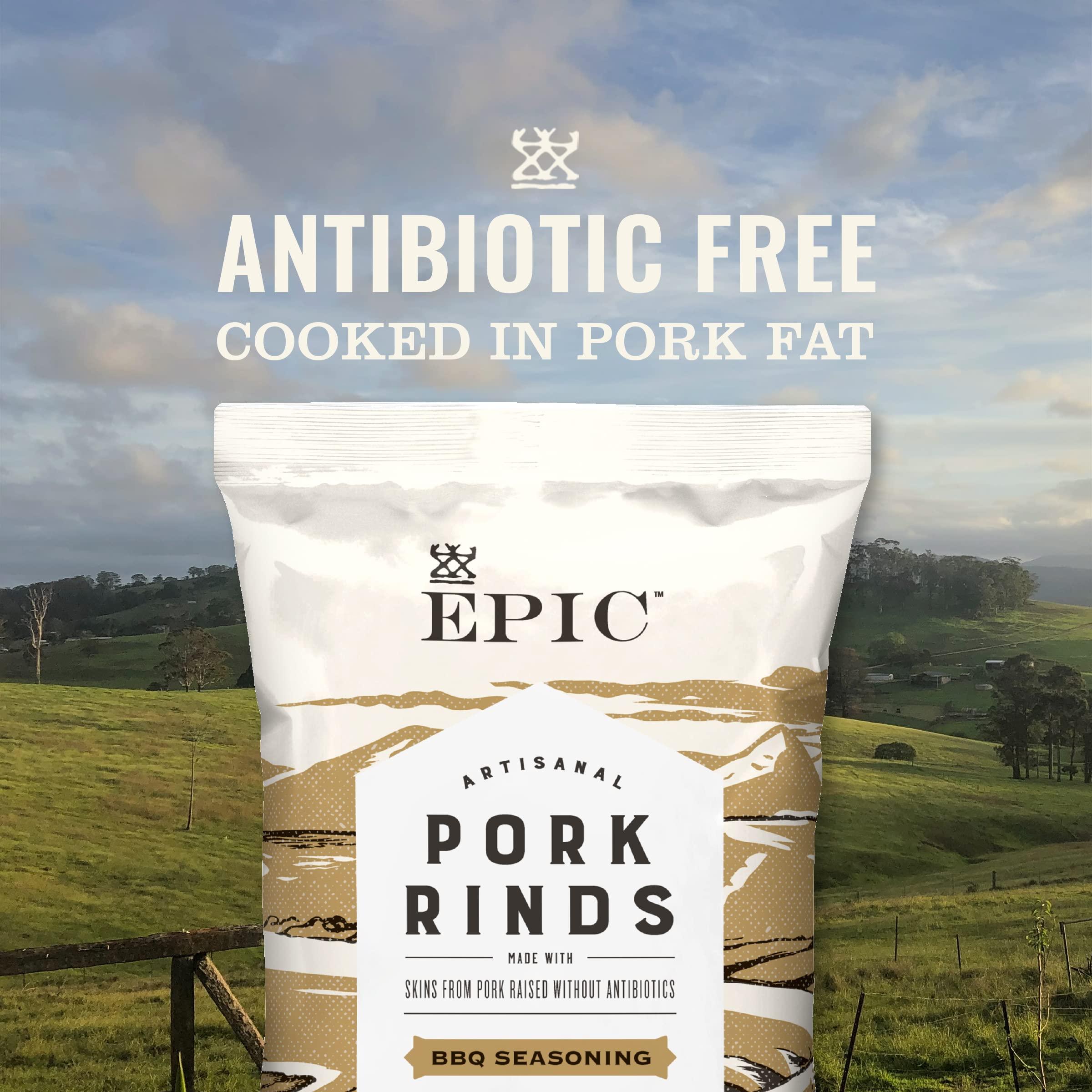 Epic Provisions EPIC BBQ Pork Rinds Gluten Free, 2.5oz