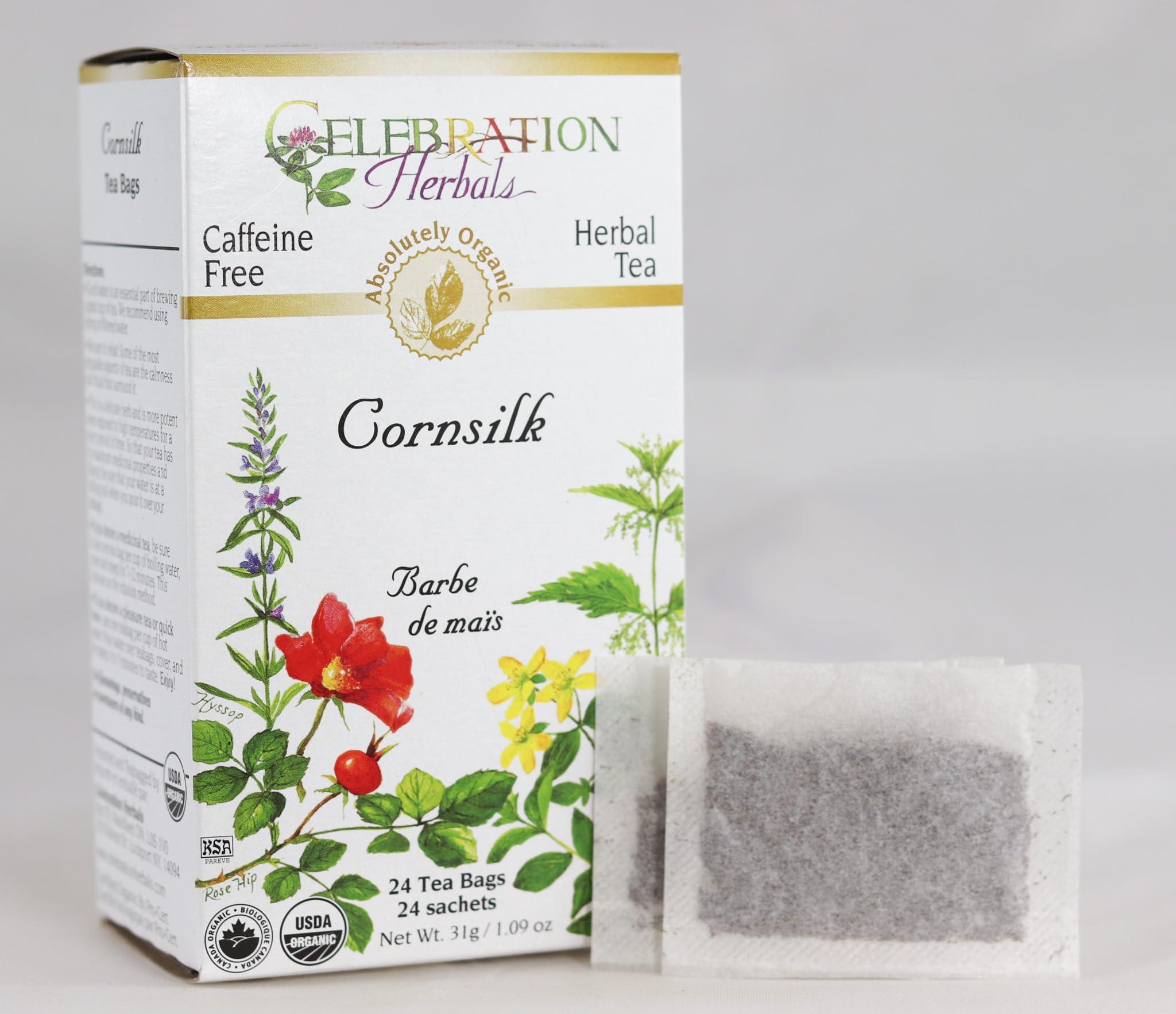 Celebration Herbals Celebration Herbals Organic Cornsilk Tea Caffeine Free - 24 Herbal Tea Bags
