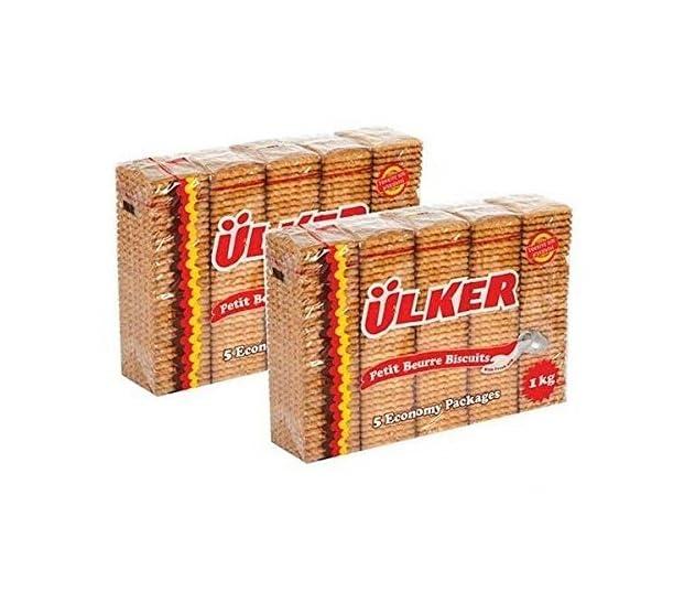 ULKER Biscuits Ulker Tea Biscuit Halal 2 Lb/ 2Packs