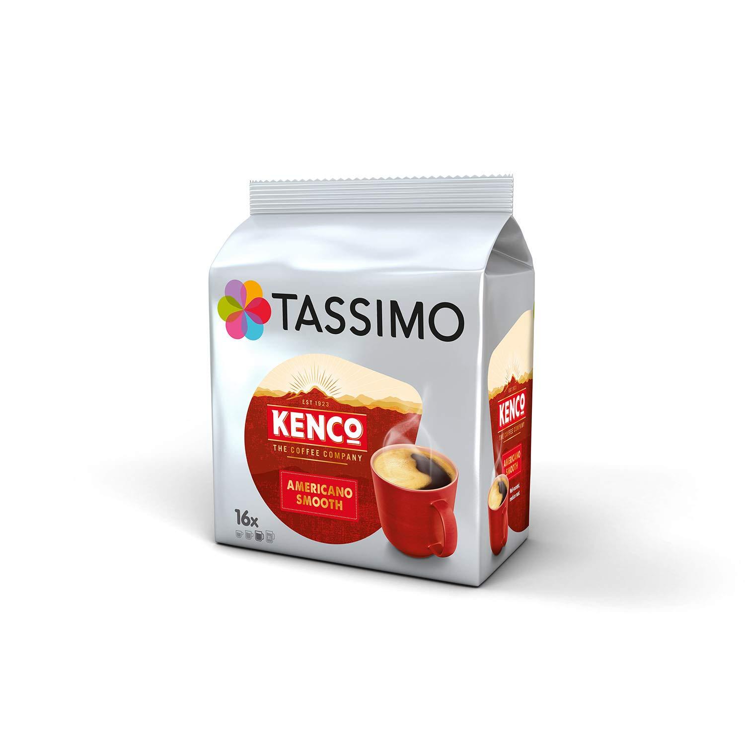 Tassimo Tassimo Coffee Selection - Costa Cappuccino/Americano/Cadbury Hot Chocolate/L'Or Latte Macchiato/Kenco Americano pods - 5 Packs (56 Servings)