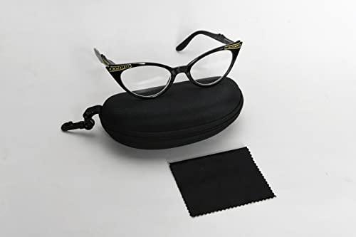 Eyekepper Eyekepper Cateyes Womens Reading Glasses (+2.25, Black)
