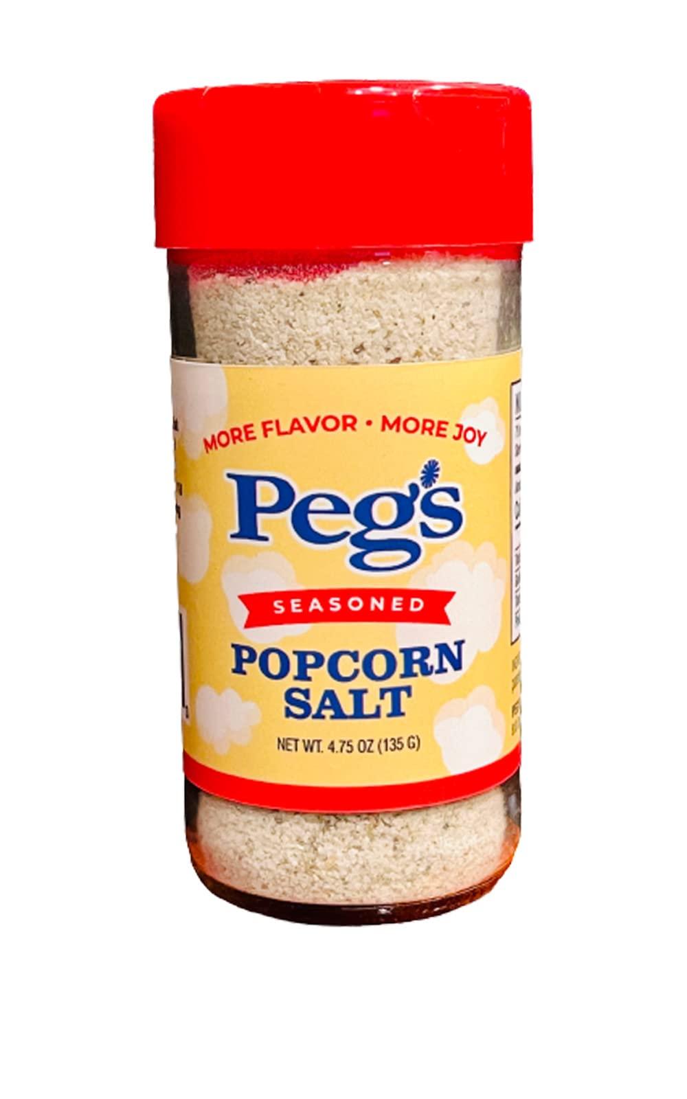 Peg's Salt Peg's Popcorn Salt - It Sticks!