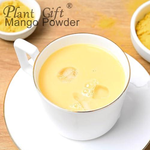 Plant Gift 100% Natural Pure Mango Powder 100g/3.52oz Mango Powder for Smoothies, Shakes, Baking & Drinks,| Free from Preservatives, No Added Sugar