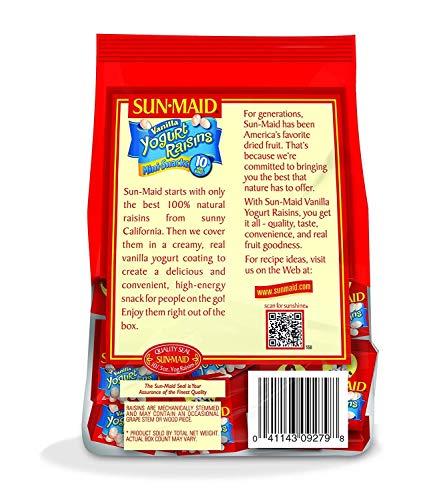 Sun-Maid Sun-Maid Vanilla Yogurt Covered Raisins Mini Snack Packs .5 oz,10 ct (Pack of 2)