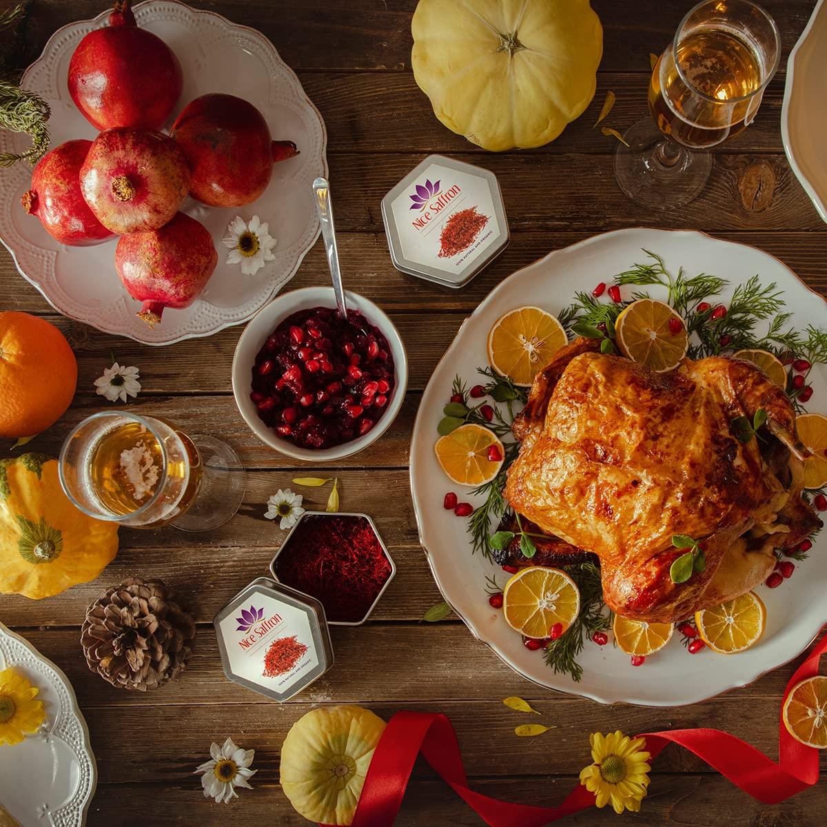 Nice Saffron Nice Saffron Premium Organic Saffron Powder Deep Red (5 Grams)