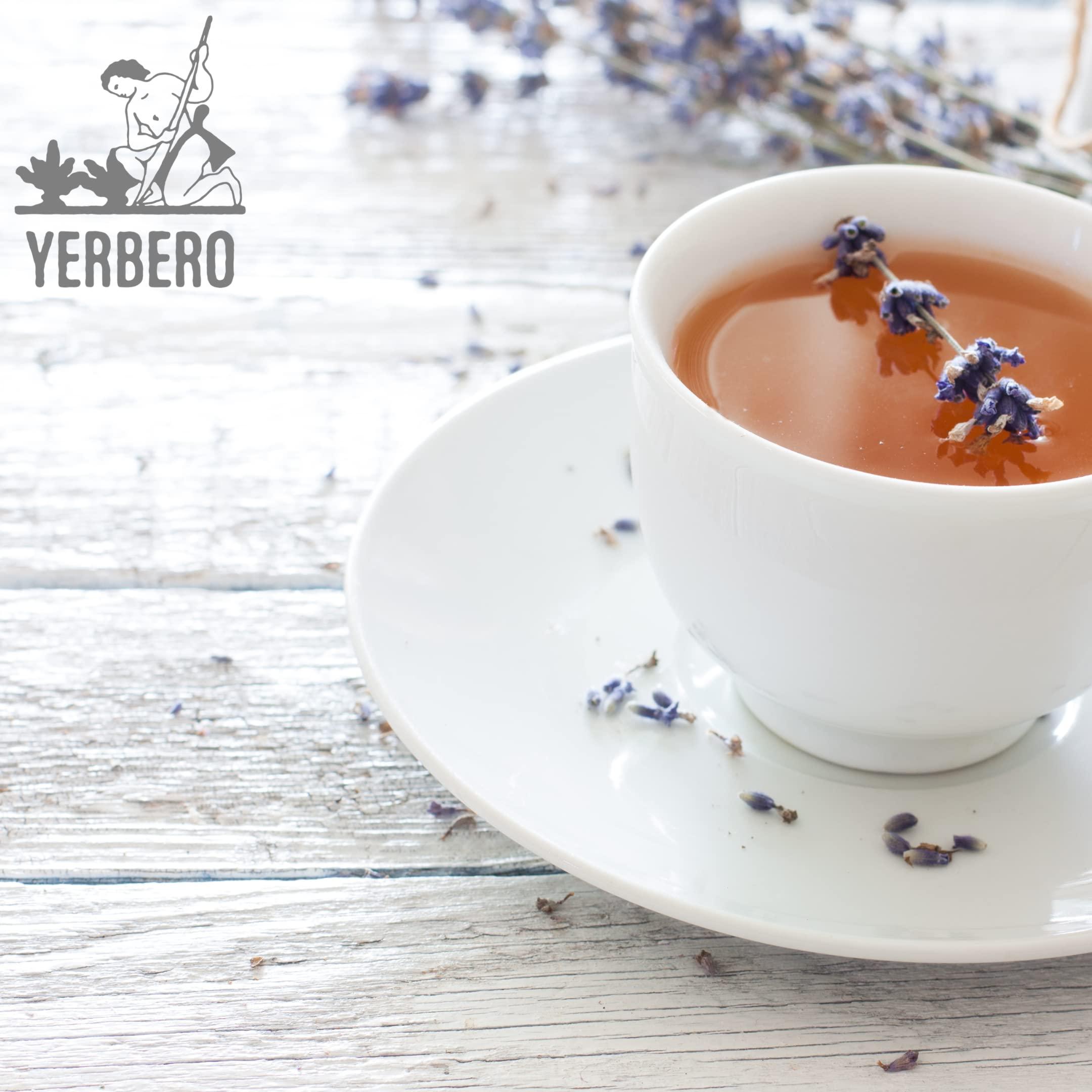 YERBERO Yerbero - Alucema Herbal Tea 6 Oz (170 g) | Flor De Lavanda (Lavander Flower) | Premium Blend Stand Up Resealable Bag Crafted By Nature100% All Natural Wildcrafted.