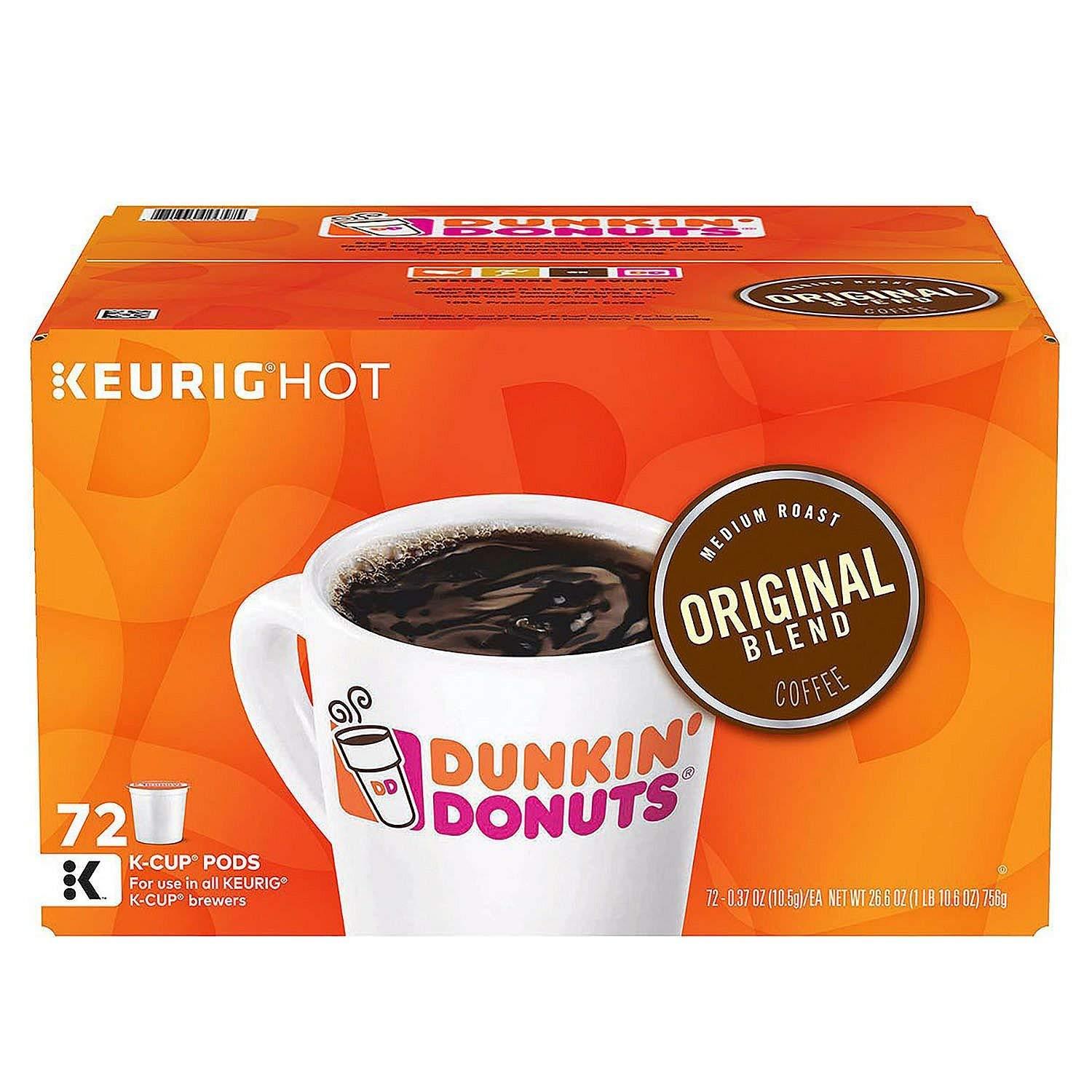 Dunkin' Donuts Dunkin Donuts Keurig Single-Serve K-Cup Pods - Medium Roast Single Serve 72 Count (72 K-Cups)