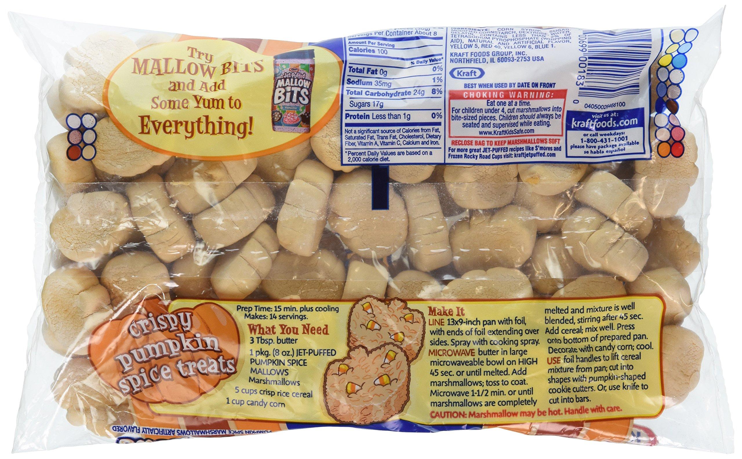 Jet-Puffed Kraft, Jet-Puffed, Pumpkin Spice Marshmallows, 8oz Bag (Pack of 3)