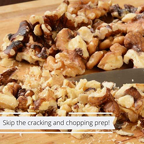 It's Delish Gourmet Chopped Walnuts by It's Delish, 1 lb (16 Oz Bag) - Fresh Raw Unsalted Shelled Chopped Walnut Nuts for Baking Cooking Food Decor and Snacking