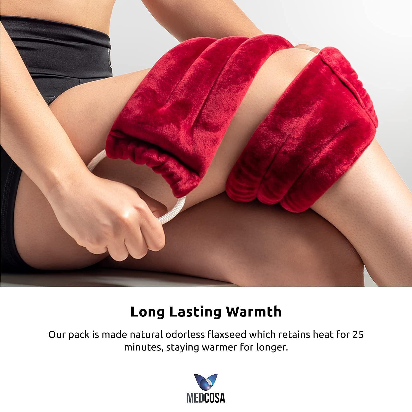 Medcosa Medcosa Microwavable Heated Neck Pack | Heat. Wrap. Relax. Repeat | Multipurpose Microwave Heating Pad for Long Lasting Warmth | Microwaveable Heat Pads for Arthritis, Stress & Sore Muscles