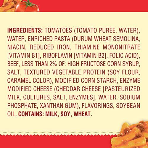 Chef BOYARDEE Chef Boyardee Beefaroni Pasta, Microwave Food, 7.5 OZ Microwaveable Bowl (12 Bowls)