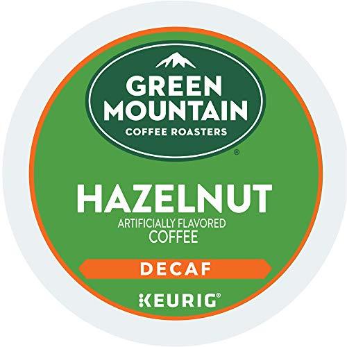 Green Mountain Coffee Roasters Green Mountain Coffee Roasters Hazelnut Decaf Keurig Single-Serve K-Cup pods, Light Roast Coffee, 60 Count (6 Packs of 10)