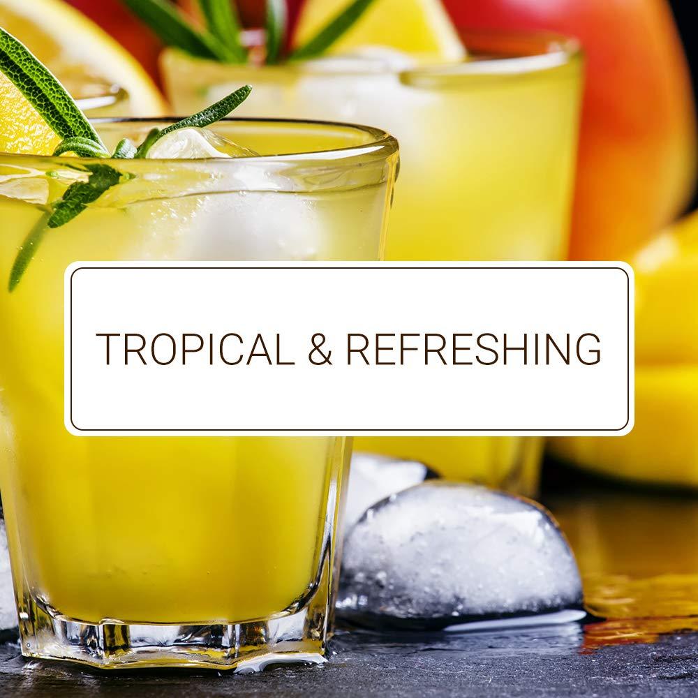 Monin Monin - Mango Syrup, Tropical and Sweet, Great for Cocktails, Sodas, and Lemonades, Gluten-Free, Non-GMO (1 Liter, 2-Pack)