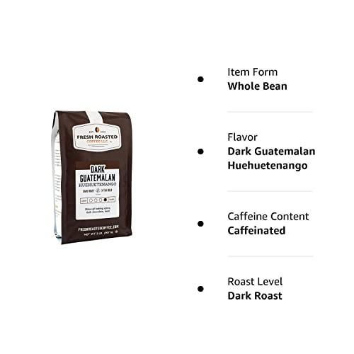 Fresh Roasted Coffee Fresh Roasted Coffee, Dark Guatemala Huehuetenango | 2 lb (32 oz) | Single Origin | Dark Roast | Kosher | Whole Bean
