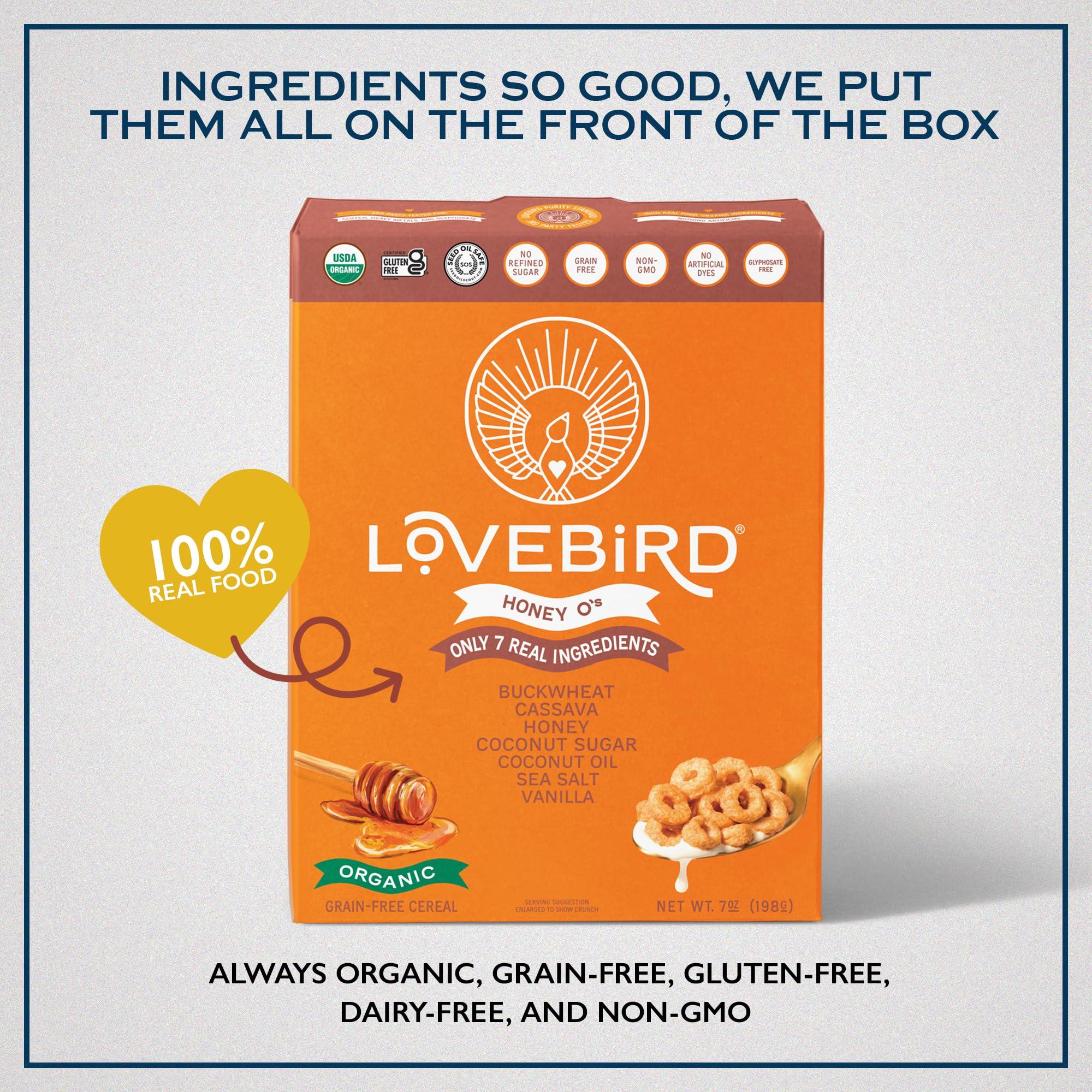 Lovebird Lovebird, Cereal Honey Grain Free, 7 Ounce