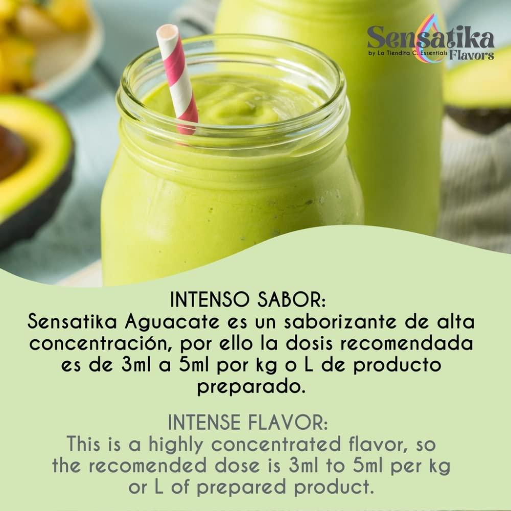 LA TIENDITA CONFECTIONERY -ESSENTIALS- Sensatika Artificial Food Flavoring Avocado Flavor (33.8 fl oz)