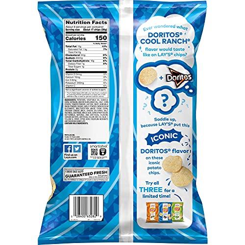 Lay\'s Lay\'s Doritos Cool Ranch Flavored Potato Chips, 7.75 Oz