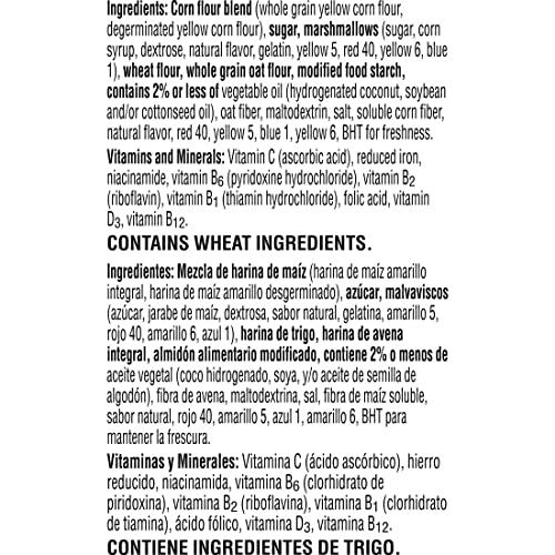 Froot Loops Froot Loops Breakfast Cereal with Marshmallows, Fruit Flavored, Breakfast Snacks, Family Size, Original with Marshmallows, 17.7oz Box