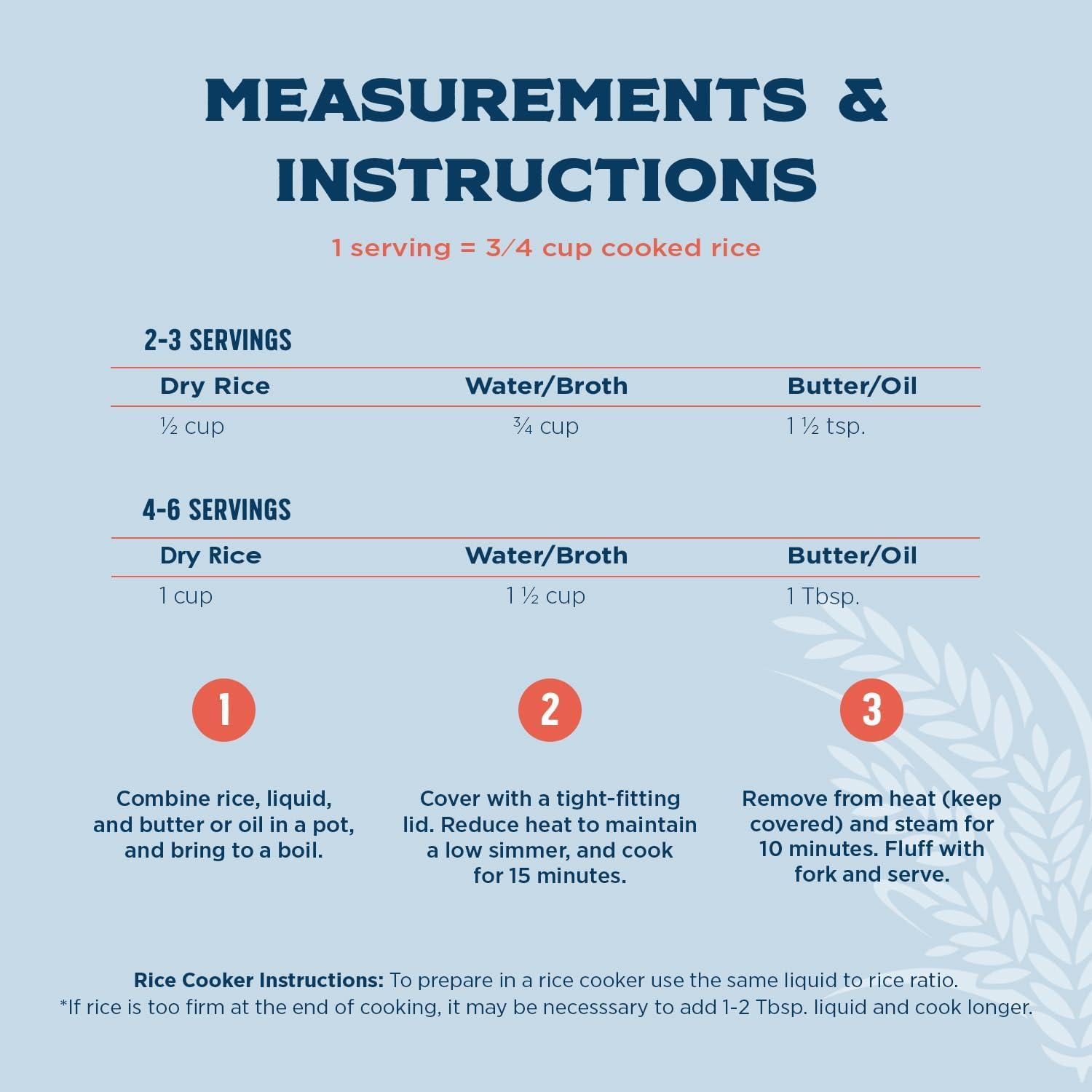 Lundberg Lundberg Basmati Rice, Organic Long Grain White Rice - Non-Sticky, Fluffy Aromatic Rice, Vegan Food, Healthy Meals, Gluten-Free Rice Grown in California, 32 Oz