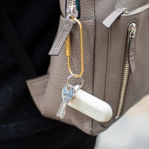 GIR GIR: Get It Right Reusable Silicone Straws with Travel Case and Clean Wand, Eco-Friendly Drinking Straws for Hot and Cold Beverages, 5-Pack (Mist)