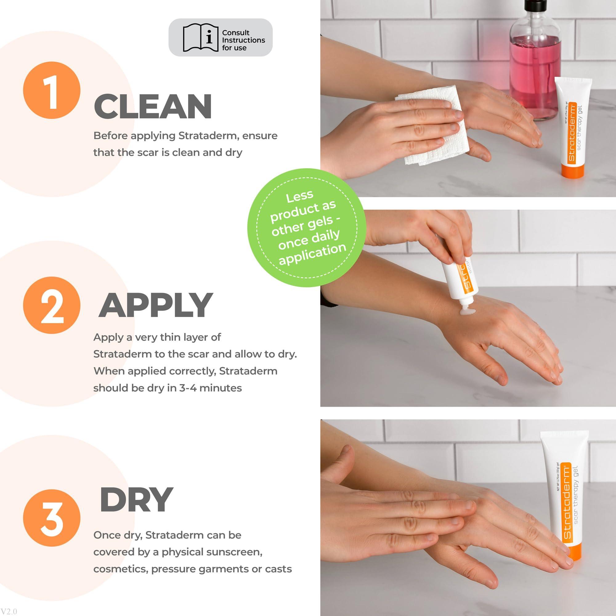 Aura Cacia Strataderm Professional Scar Therapy Gel | Old and New Scars from General Surgery, Trauma, Wounds, Burns, Bites, Acne & Skin Disease | Reduces Redness, Discoloration, Discomfort & Itch | 5g (0.17oz)