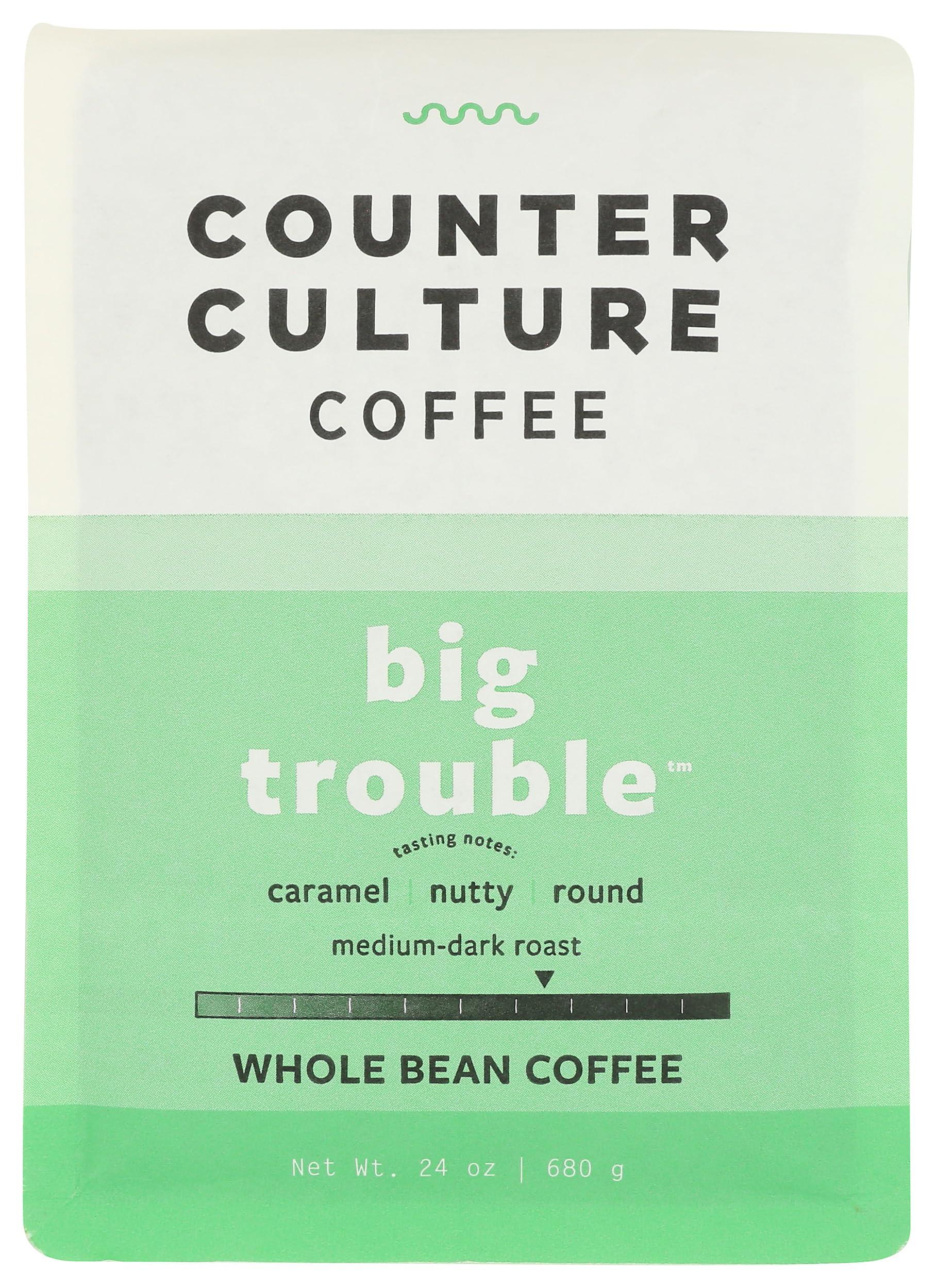 Counter Culture Coffee COUNTER CULTURE COFFEE Big Trouble Blend Whole Bean Coffee, 24 OZ