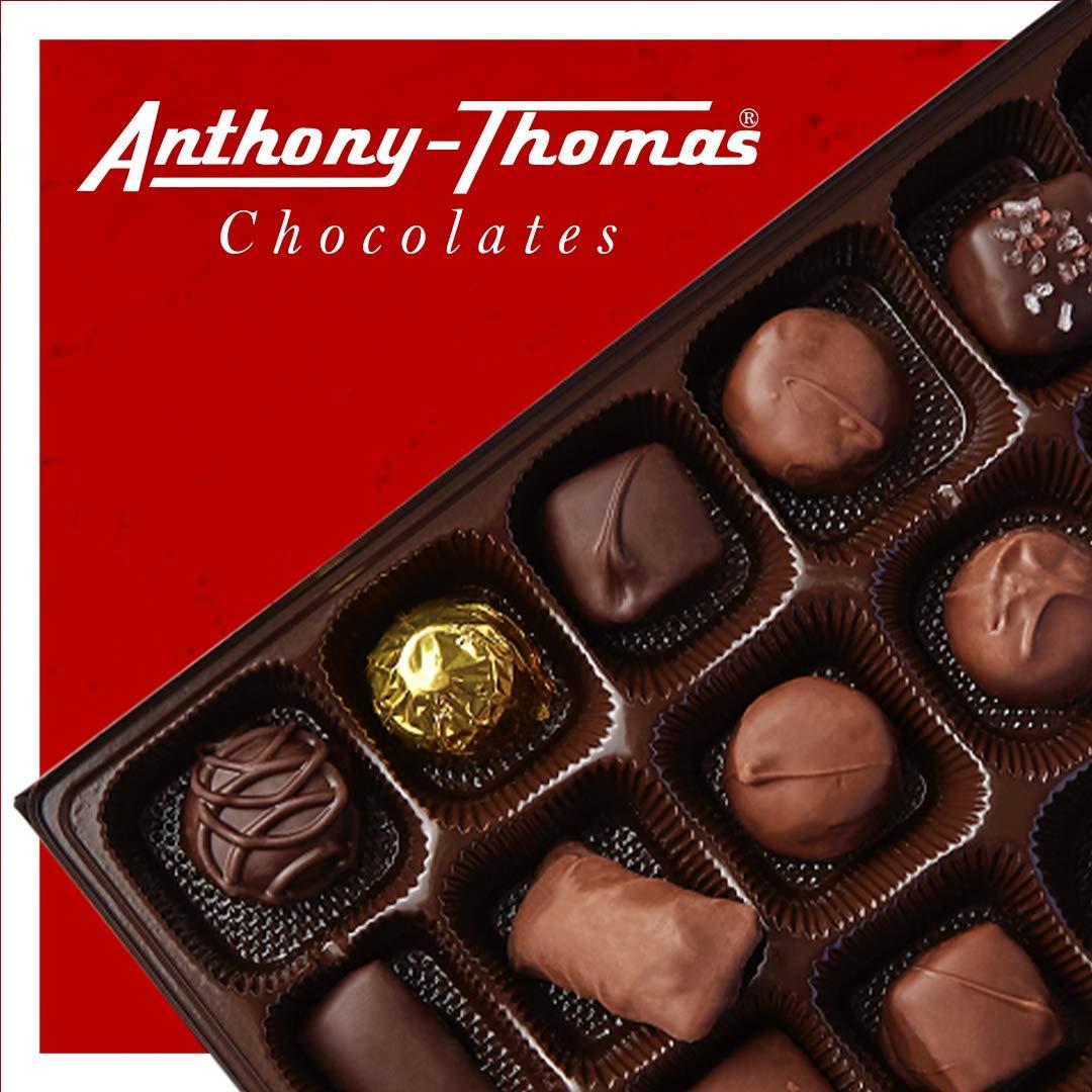 Anthony-Thomas Anthony-Thomas, Peanut Butter & Milk Chocolate Buckeyes in Ohio State Buckeyes Box, Deliciously Delightful Snacks (24 Count)