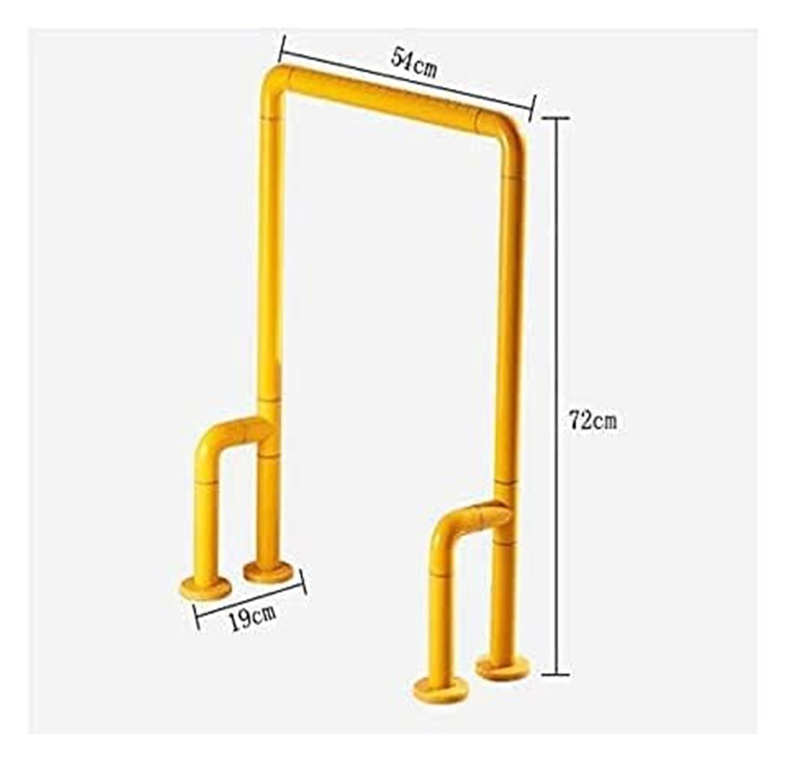 VVBRDH Grab Bar Bathroom Grab Rail,Safety Handicap Grab Bar, Floor Stainless Steel Handrail Anti-Slip Safety Grip Handicap Toilet Support R