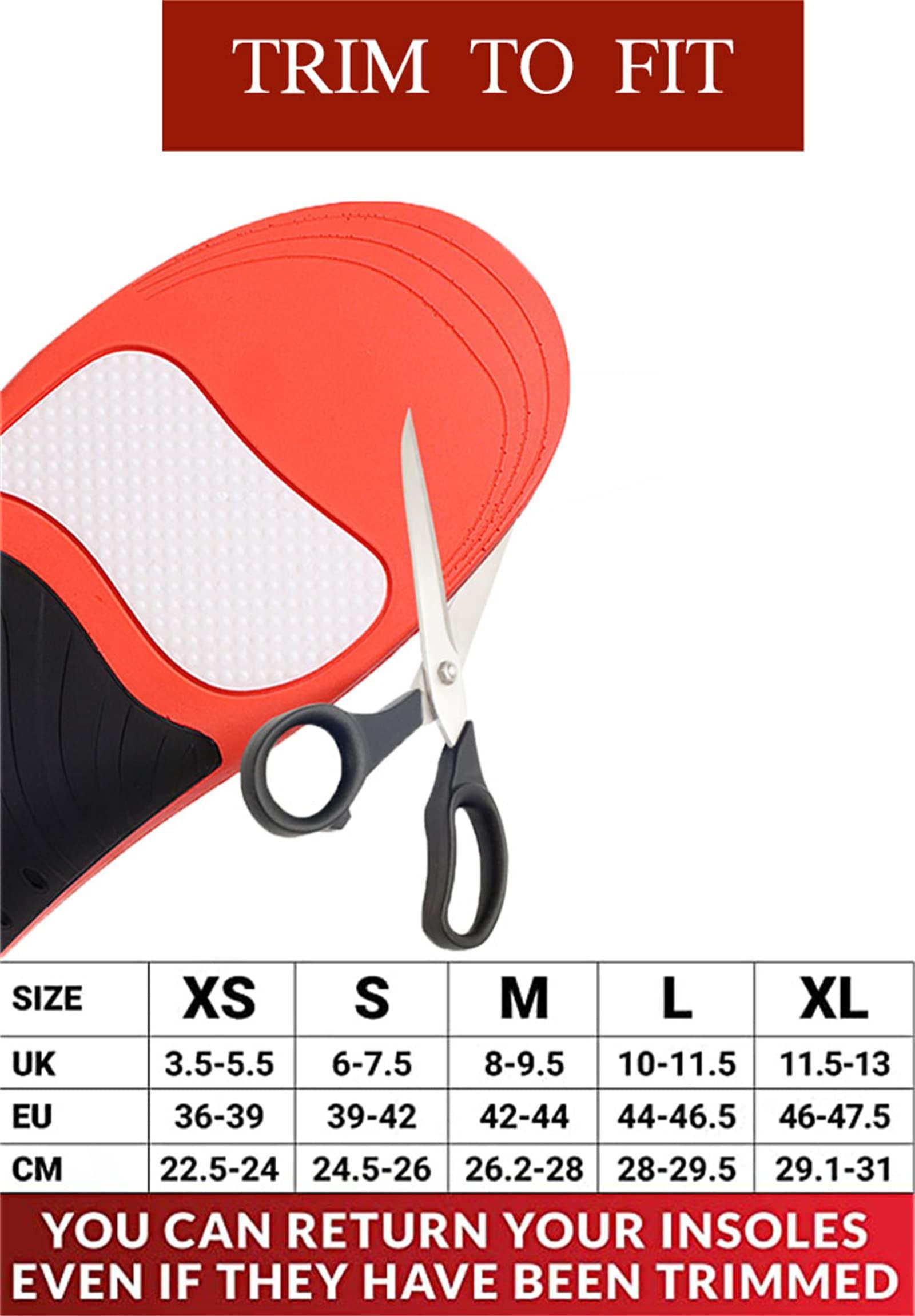 ZNGG ZNGG Plantar Fasciitis Insoles Arch Support For Men &Women, Orthotic Insoles Heel Pain Relief Running Orthopedic Inserts,Boot Shoe Insole for Plantar Fasciitis,Overpronation,Bunion,Flat Feet