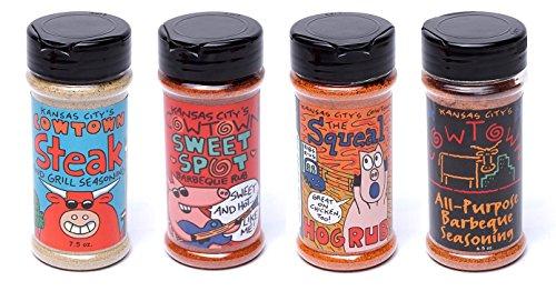 Kansas City's Cowtown Cowtown BBQ Seasoning"Ranch Round-Up" Bundle - Cowtown The Squeal, Sweet Spot, All-Purpose, and Steak Dry Rub (1 of Each)