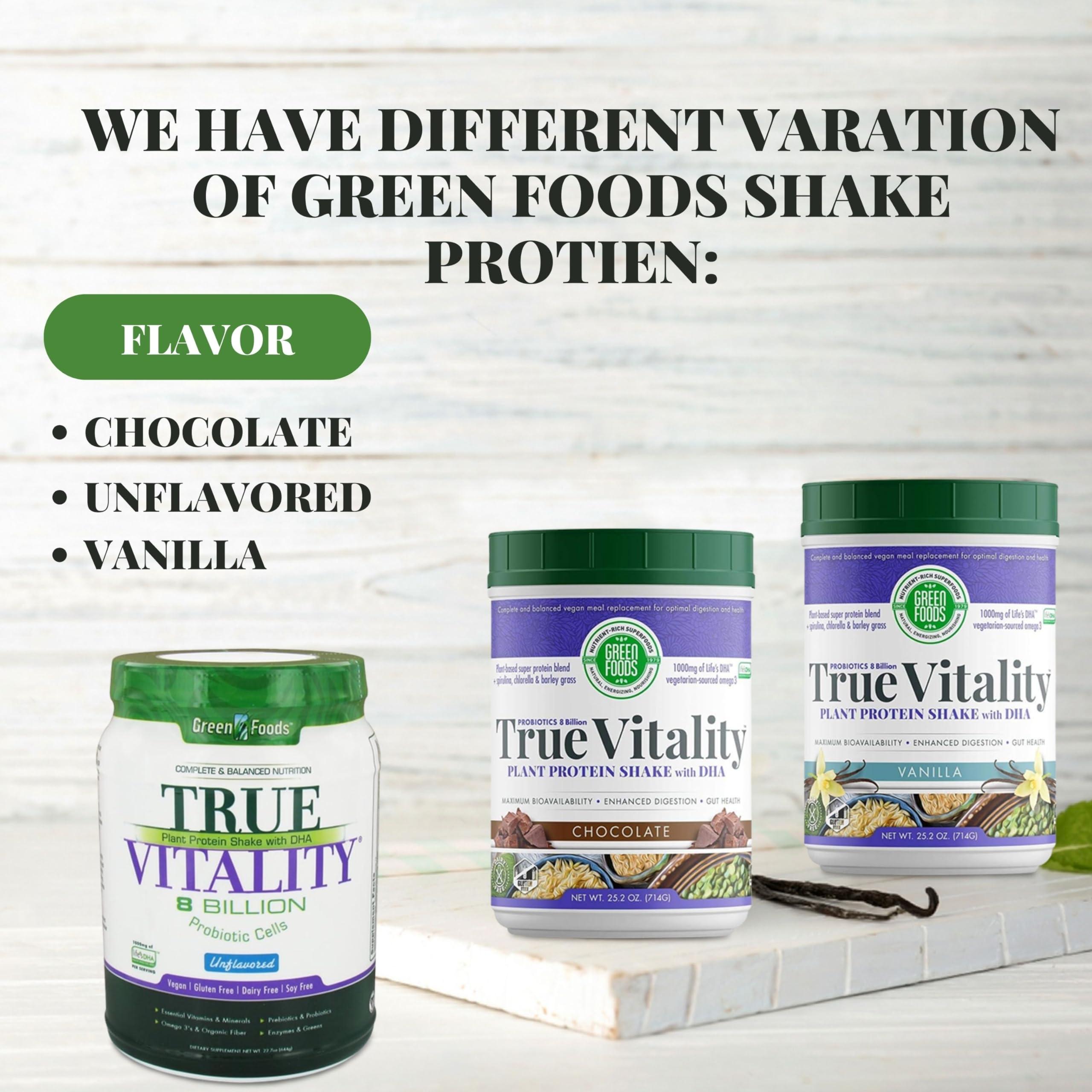Worldwide Nutrition Worldwide Nutrition Bundle,2 Items: Green Foods True Vitality Pure Nourish Shakes - Vegan Meal Replacement Protein Shake Powder with DHA for Gut Health - 25.2oz Chocolate and Multi-Purpose Key Chain