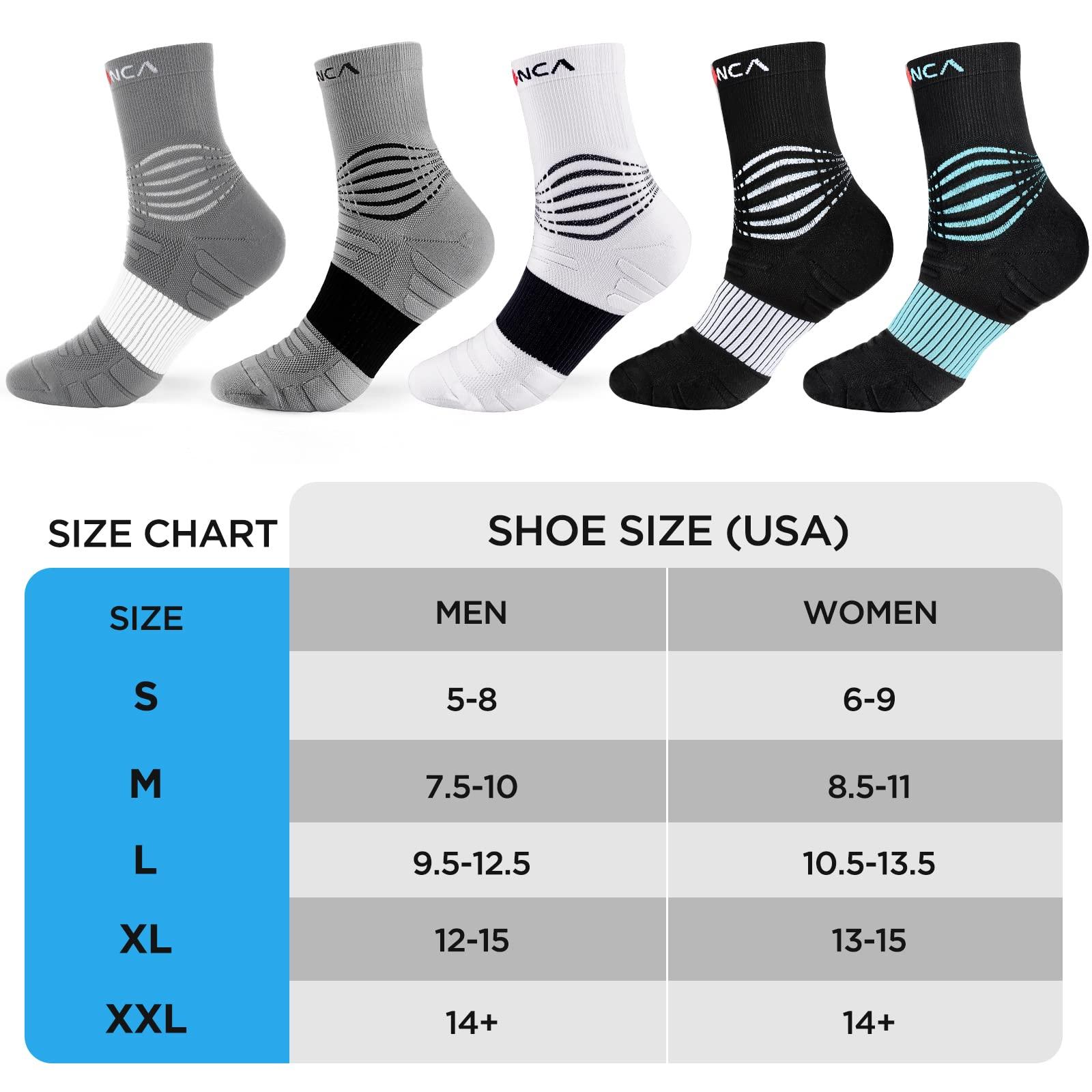 NEENCA NEENCA Medical Compression Socks, Ankle Compression Stockings for Injury Recovery & Pain Relief, Sports Protection. 20-30mmHg