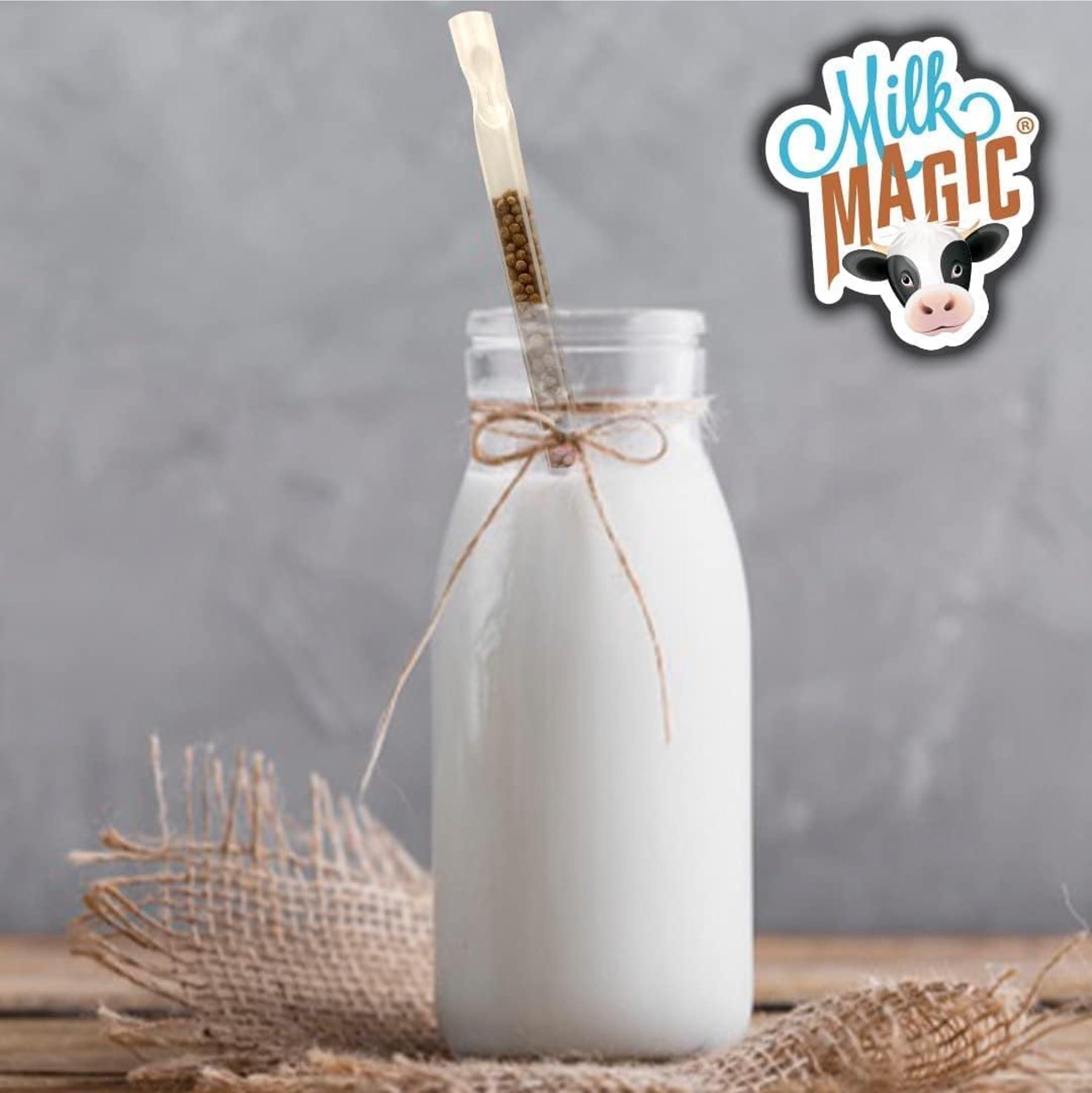 MILK MAGIC Milk Magic Milk Flavoring Straws, 56 Chocolate Milk Straws (14 x 4 Packs), Adds Flavor to Milk