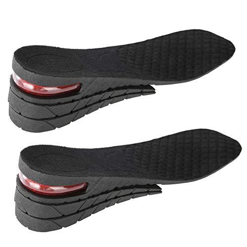 TMISHION Increase Insoles, Height Adjustable 4 Layer Increase Insoles Unisex PU Height of heel lift Highest insoles(03# 3 Layers)