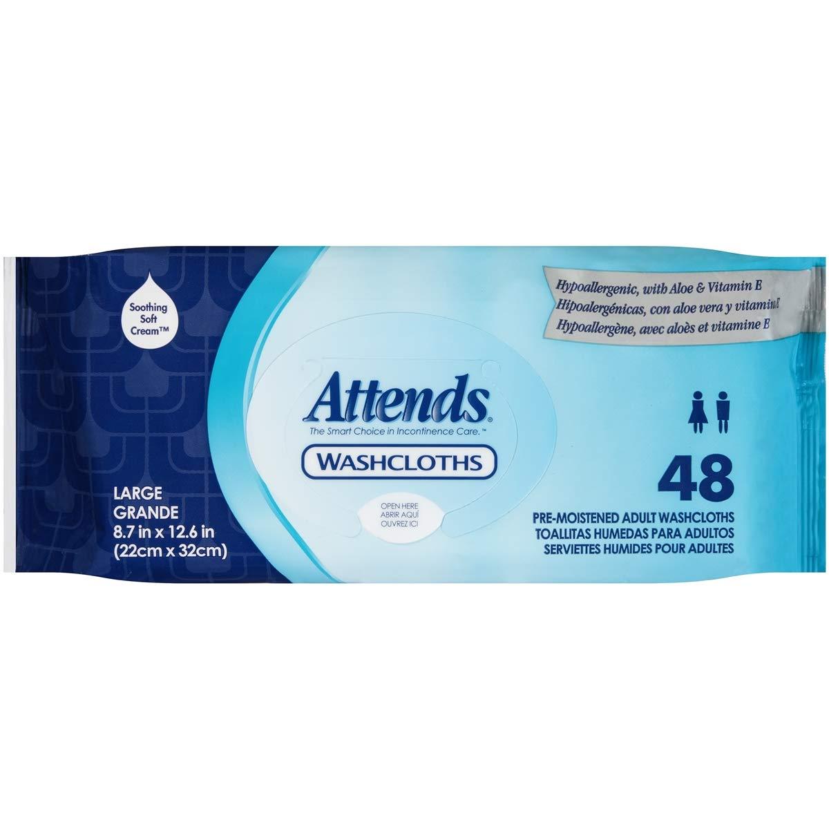 Attends Attends WCPP1000 Personal Wipe, Pack of 48