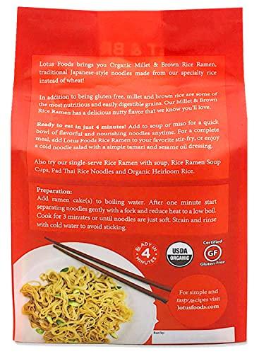 Lotus Foods Lotus Foods Organic Gluten-Free Millet & Brown Rice Ramen Noodles, Nutty Flavor, 10 Oz, 6 Count