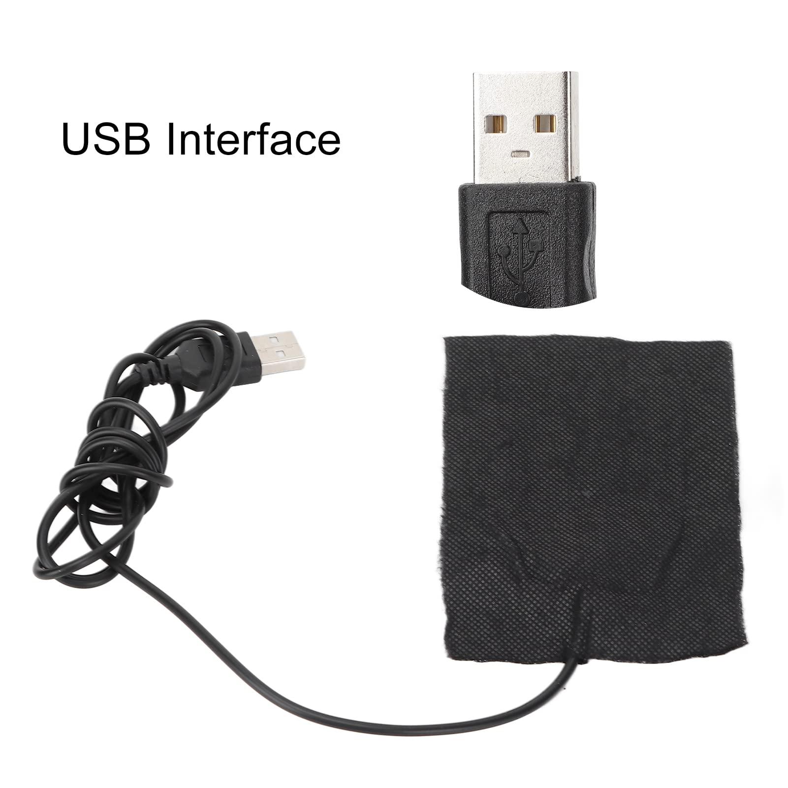 Pilipane USB Electric Cloth Heater, Electric Heating Pads, USB Heating Pad for Coat, Multifunctional Electric Heating for Clothes Seat Pet Warmer Back, Neck and Shoulder Pain Relief