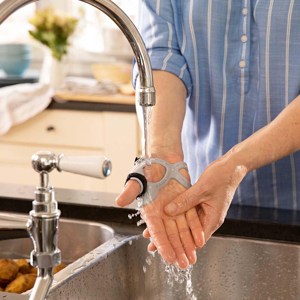 Actimove Actimove Professional, Rhizo Forte Thumb Brace | Thumb Splint for Rheumatoid Arthritis, Ulnar Collateral Ligament Injuries, Soft Tissue Injuries, Ligament Instability, Post-Operative immobilization | Grey, Right, Medium