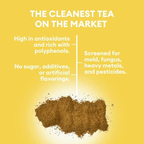 Cusa Tea Cusa Tea & Coffee | Premium Instant Lemon Black Tea With Real Fruit & Spices | Organic Leaves Drink Mix Packets | Hot or Iced Tea (100 Single Servings)